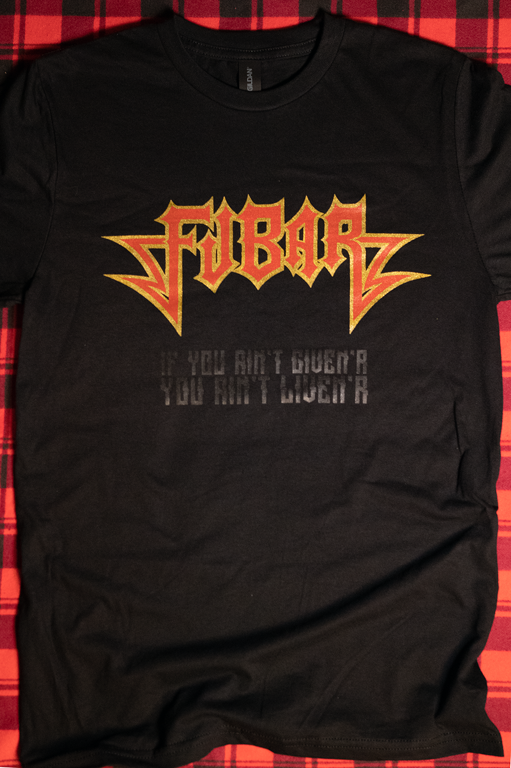 FUBAR Short Sleeve t-shirt, with black on black - 