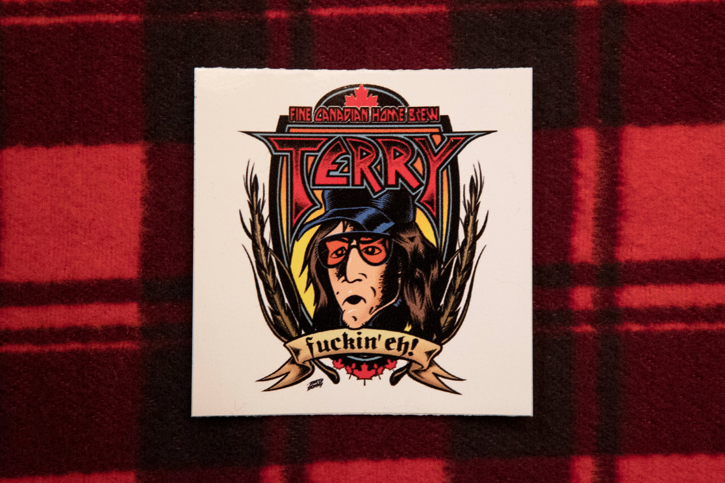 TERRY STICKER 3 by 3 Inches