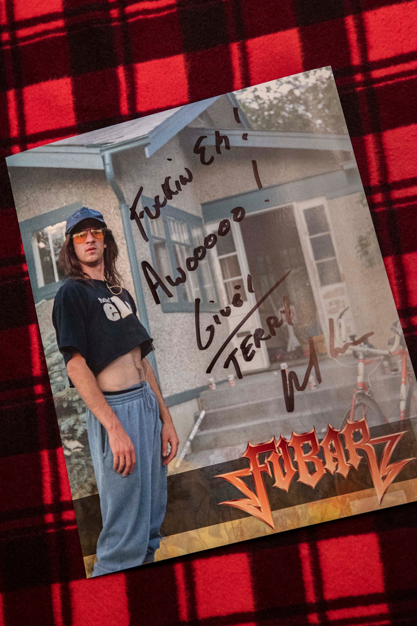 SIGNED PHOTO by Terry - 8 by 10